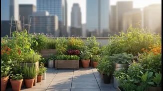 Terrace Gardening Makes Concrete Spaces More Comfortable
