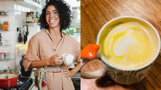 Leite dourado da Bela Gil: bebida que aquece o corpo e conforta nos dias frios