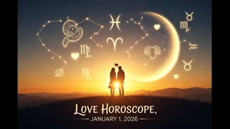 Love Horoscope Today, January 1, 2026: New Year Romance For Aries, Taurus & More