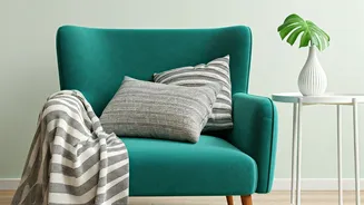 Dopamine Decor Gets Practical With Striped Accents