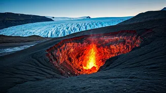 Exploring 'The Land of Fire and Ice': Iceland's Volcanic Wonders and Glacial Majesty