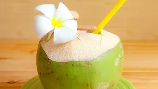Mix coconut water rock salt and lemon for simple homemade sports drink recipes