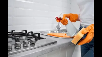 Xô, sujeira! Como limpar fogão, forno e air fryer sem esforço