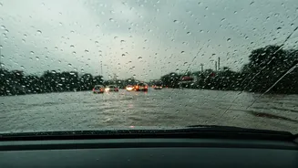 Waterlogged Roads Force Commuters To Check Real Time Traffic Updates