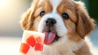 Frozen Watermelon Curd Blends Save Puppies From Extreme Heat
