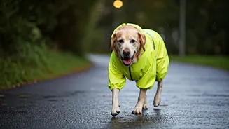 Why Neon Waterproof Raincoats Are Essential For Evening Dog Walks Now