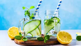 Hydration Hacks Beyond Plain Water Infuse Cucumber Mint Lemon For Natural Body Detox