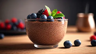 Chocolate Chia Pudding Feels Decadent Without Being Heavy