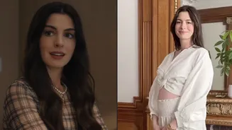 Grávida, Anne Hathaway leva vida discreta ao lado do marido e dos dois filhos; conheça sua família