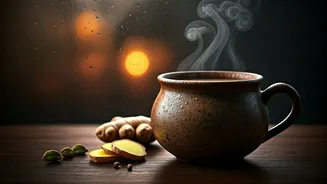 Rainy Days Taste Better With Ginger Chai