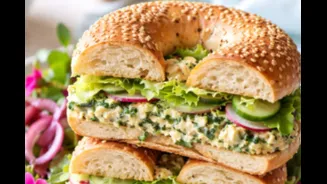 Easter Brunch Recipe: An Umami-Rich Bagel Sandwich With A Healthy Twist