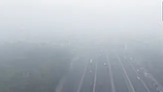 Delhi-NCR Shrouded In Thick Fog, Air Quality Hits 'Very Poor' Category