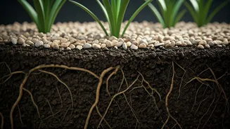 Gravel Soil Helps Plants Survive Heavy Rain