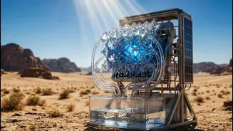 University of Iowa scientists develop sunlight-powered crystals for drinking water