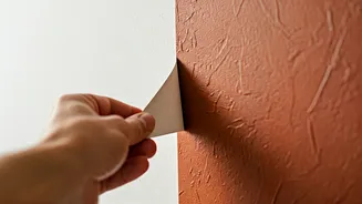 Transform Flat Surfaces Effortlessly Inserting Terracotta Textured Peel Panels