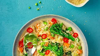 Urban Fitness Enthusiasts Enjoy Savoury Oats Prepared With Fresh Veggies And Spices