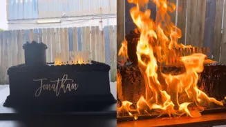 US Baker Burns Down Cake Worth Rs 57,000 On Her Client’s Request! Here’s What Happened…