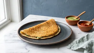 A Hot Tawa Helps Quinoa Paneer Dosa Turn Crisp