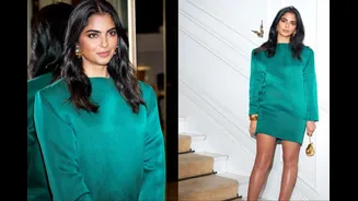 Isha Ambani Redefines Power Dressing For The Modern Woman In A Green Dress