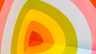 Colour-Blocked Wall Art For Home Decor Puts The Spotlight On Geometric Colour