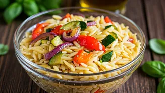 Vibrant Orzo Pasta Salad: A Delicious Culinary Journey
