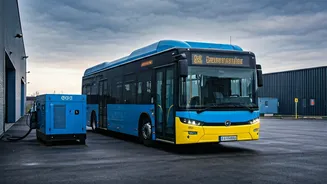 Electric Bus Charging Stirs Debate: Diesel Generators vs. Zero Emissions
