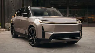 Toyota unveils its first three-row electric SUV