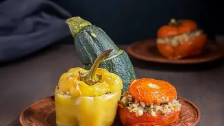 Why Stuffed Vegetables Are Perfect For Air Fryer Cooking
