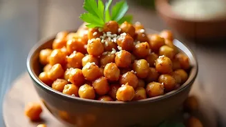 How Combining Chickpeas With Tangy Flavours Can Add Variety To Roasted Chickpeas Meals