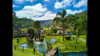 Vale Encantado: parque aquático na Serra do Mar é cercado por belas paisagens