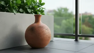 How Clay Olla Containers Reduce Water Loss And Keep Balcony Garden Roots Consistently Moist