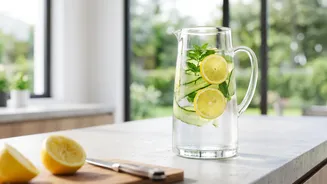Boost Daily Hydration Easily Infuse Plain Water With Cucumber Mint Lemon For Detox