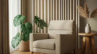 Natural Decor Gives Apartments A Softer Mood