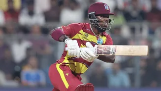 T20 World Cup, Sherfane Rutherford hammers 76* versus England: Stats