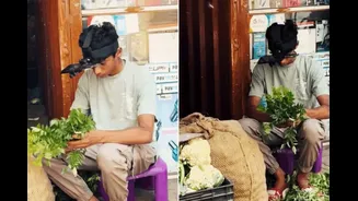 'Future Is Here’: Bengaluru Vegetable Vendor Wears AI Headgear, Reportedly Earns ₹1 Lakh Per Month