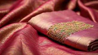 Nita Ambani's Blush Banarasi Ensemble: A Fusion of Heritage and Modern Couture