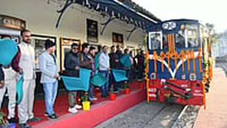 NFR Manager Inspects Darjeeling Railway