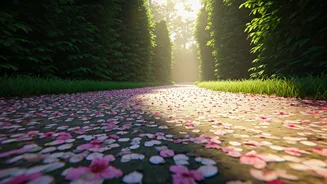 Travellers Want Petal Trails And Peaceful Walks