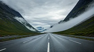 How Sudden Valley Cloud Walls Change Northern Highway Travel