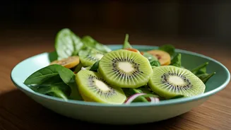 Savory kiwi salads go viral online