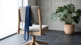 How Quick Chair Yoga Stretches Help Maintain A Healthy Spine Position For Prolonged Office Workers