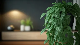 Easiest Room Aesthetic Upgrade Requires One Hanging Heartleaf Philodendron Plant