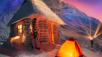 Where To Experience Magical Winter Nights In Snow Camps Across Himachal
