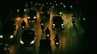 Heavy Rains Cause Traffic Disruptions Across Hyderabad