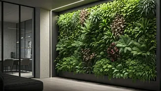 Inside Breathtaking Hydroponic Accent Walls Transforming Contemporary Delhi Homes