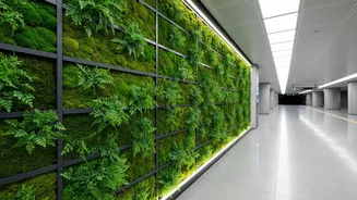 How Bio-Based Air Filtration Walls Clean Air inside Busy City Metro Stations