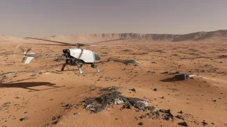 The Space-Science Question Behind NASA's Skyfall Mars Helicopter Concept: Searching for Buried Water Ice from the Air