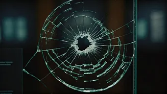 Louvre Thief Caught Cutting Glass on Camera.