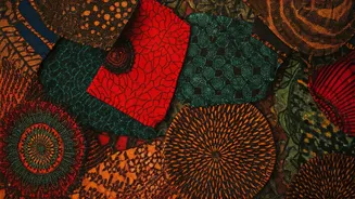 Transforming African Fabric Scraps into Artistic Coasters: A Sustainable Craft