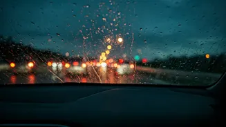 Rainy Travel Needs Safety Before Scenic Videos